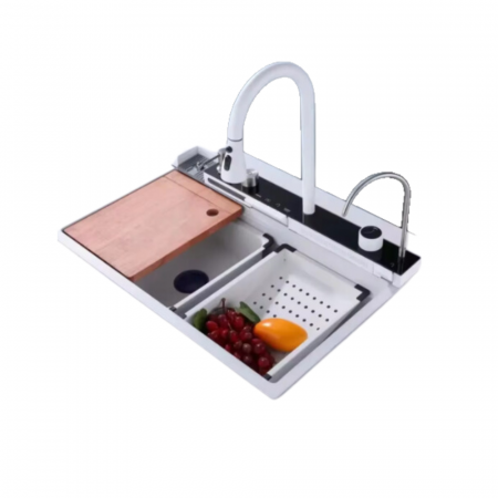 Chiuveta Bucatarie Multifunctionala Riva Alb [2]