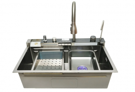 Chiuveta Bucatarie Multifunctionala Riva Gri Deschis [10]