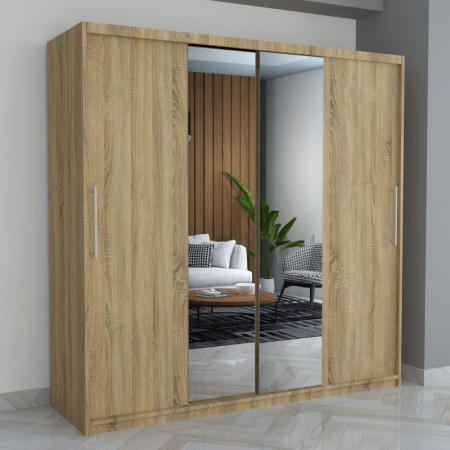 Dulapuri / Dressinguri - Dulap B04 Sonoma 200CM Lungime