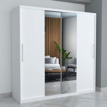 Dulapuri / Dressinguri - Dulap B07 Alb 200CM Lungime