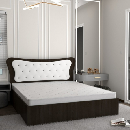 Paturi - Pat Dante Wenge 160x200cm Cu Saltea 160x200cm