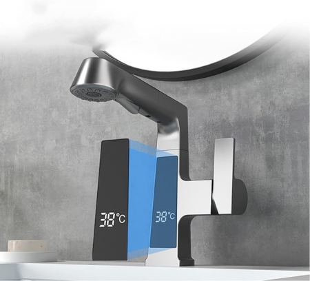 Baterie Lavoar Cu Ecran Digital, S04, Negru, 3 moduri spalare [7]