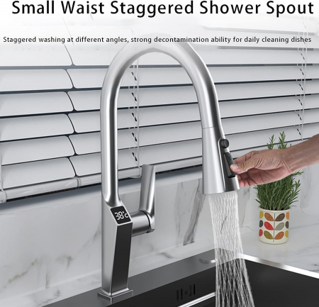 Robinet S99, Afisaj Digital Al Temperaturii, Culoare Negru [4]