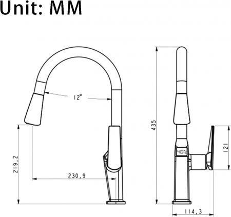 Robinet S99, Afisaj Digital Al Temperaturii, Culoare Negru [1]