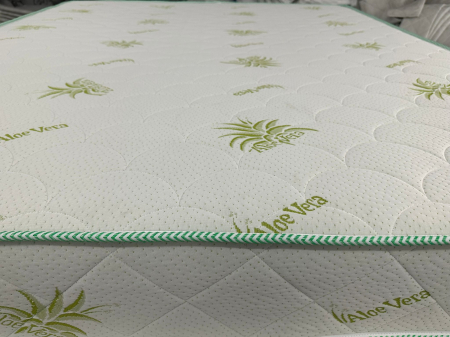 Saltea Ortopedica Aloe Vera 20cm Grosime, Arcuri si spuma Poliuretanica, butoni de aerisire, 2 fete iarna-vara [2]