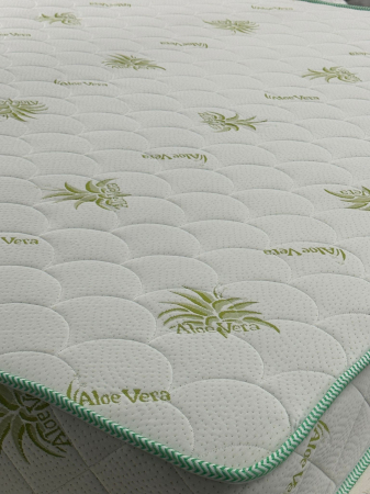 Saltea Ortopedica Aloe Vera 20cm Grosime, Arcuri si spuma Poliuretanica, butoni de aerisire, 2 fete iarna-vara [4]