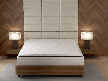 Saltea Ortopedică cu Topper, 26cm Grosime, Arcuri si Spuma Poliuretanica [1]