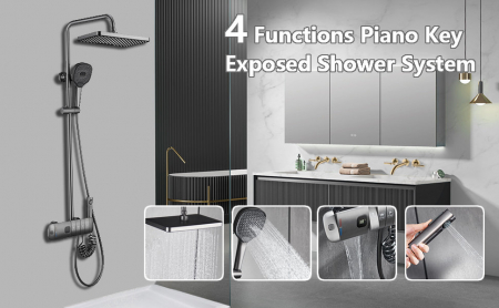 Set coloana dus S20, cu termostat, 3 moduri de picurare [8]