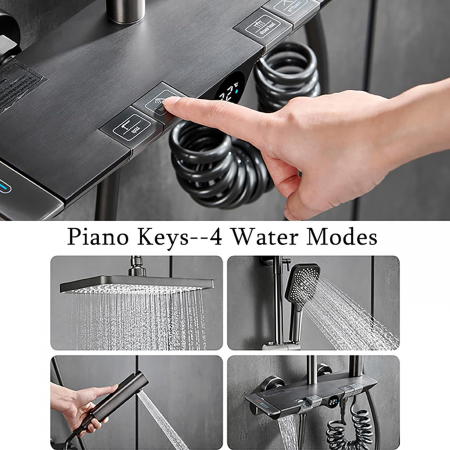 Set coloana dus S22, display digital, afisare temperatura [13]