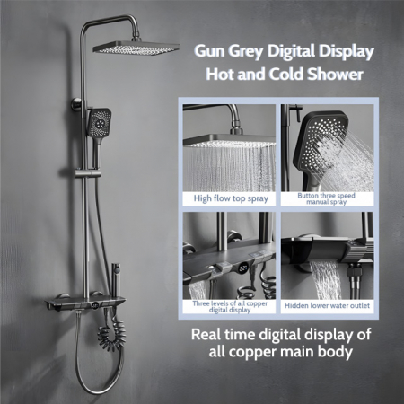 Set coloana dus S22, display digital, afisare temperatura [10]