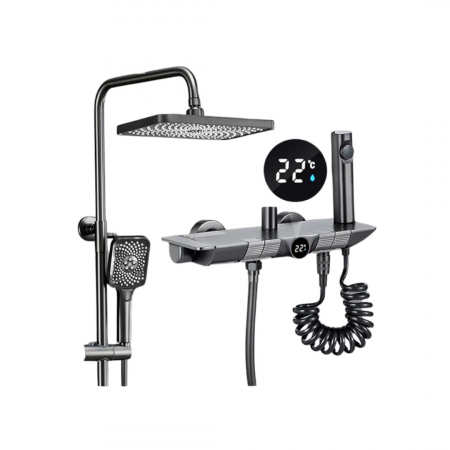 BAIE - Set coloana dus S22, display digital, afisare temperatura