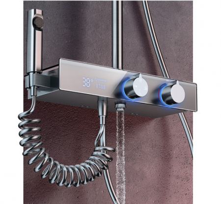 Set coloana dus S23, display digital, afisare temperatura [7]