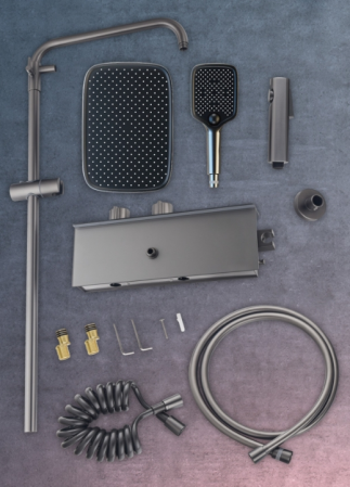 Set coloana dus S23, display digital, afisare temperatura [8]