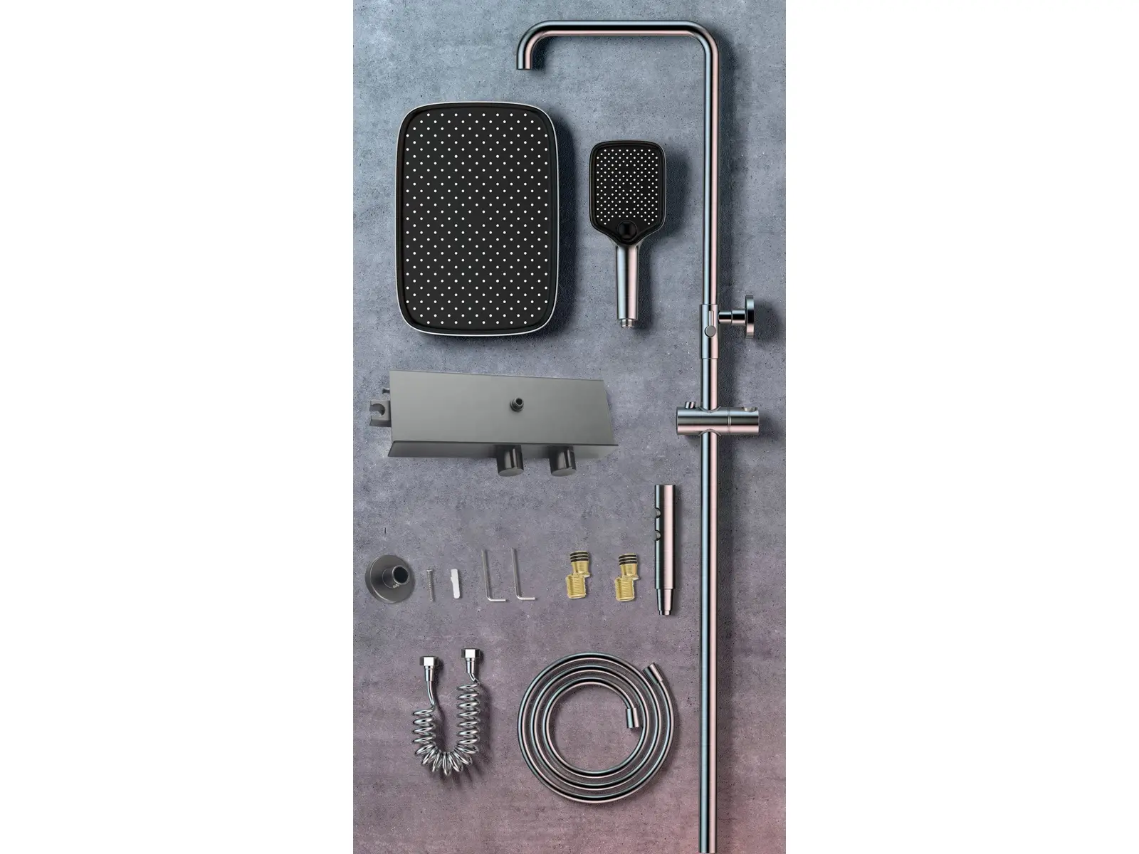 Set coloana dus S23, display digital, afisare temperatura [4]