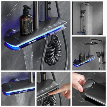 Set coloana dus S24, display digital, afisare temperatura [4]