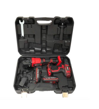 Masina de gaurit cu acumulatori 24V si Polizor Unghiular cu acumulator 24V [4]