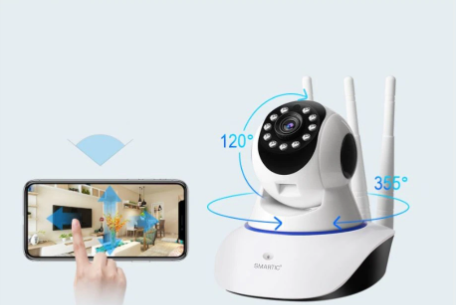 Camera Video Wifi Baby Monitor 3 Antene 1080P 360° [2]