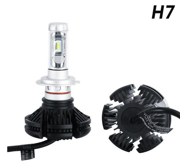 Becuri Led Auto H7 100W 12000LM 6500K 3000K 8000K [4]