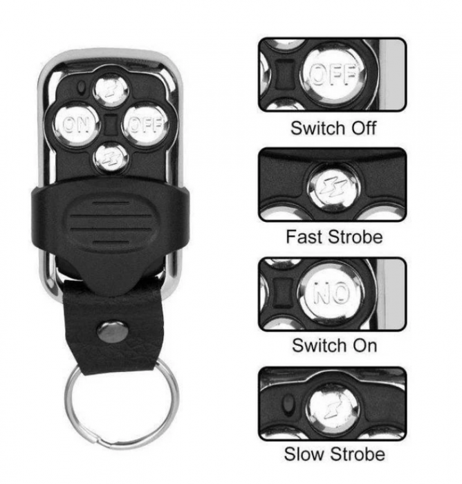Cablaj Cu Releu si buton,led bar,proiector cu telecomanda wifi [6]