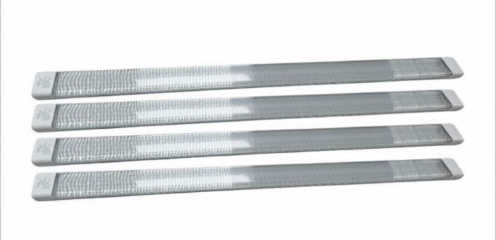 set 4 buc Corp de iluminat tip neon Led 120W 6500K 120 CM 3L [2]