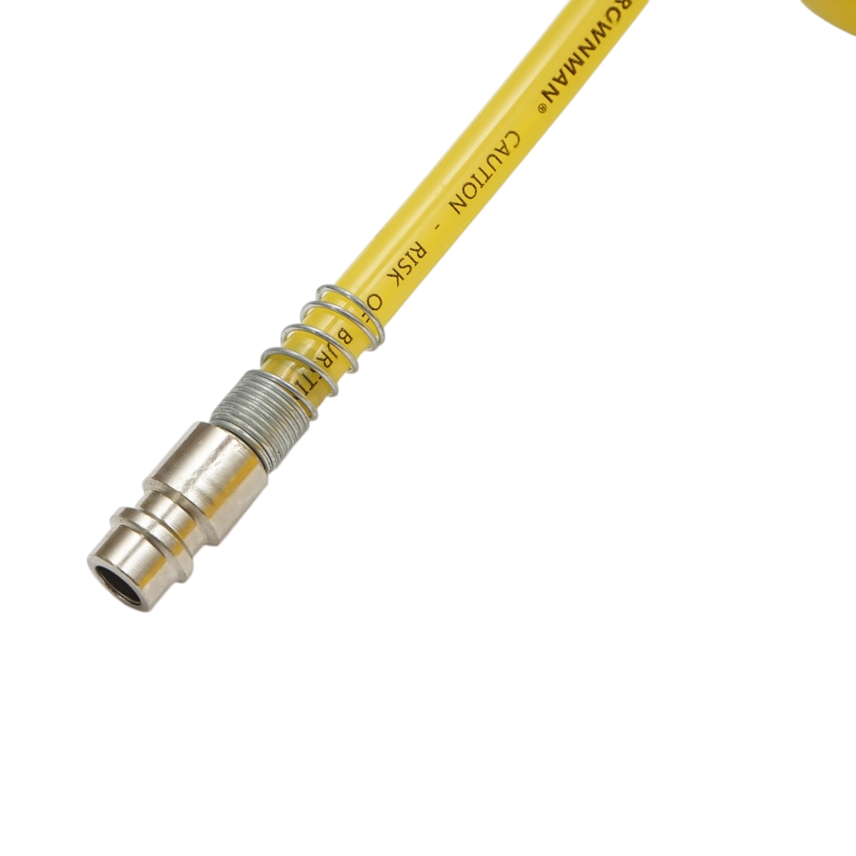 Furtun aer comprimat spiralat 10m,5mm, cupla rapida 1/4 Crownman [5]