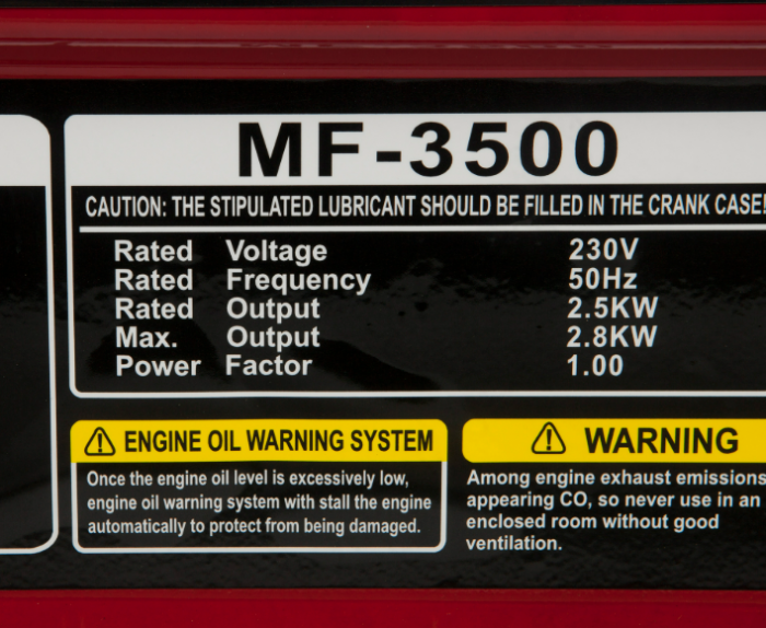 Generator benzina 2800W MF-3500 [2]