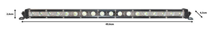 Led Bar Lampa Slim 60W 49 cm 6000K Breckner Germany [5]