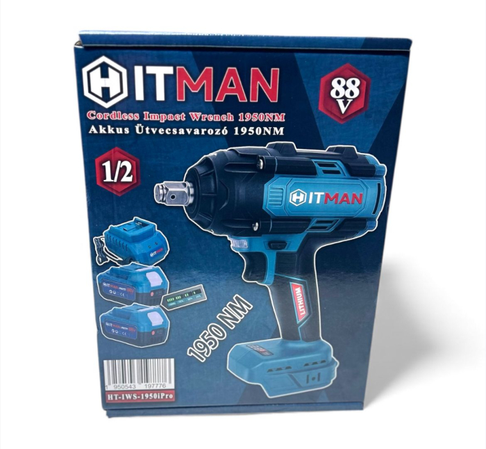 Cheie Pistol Impact 2 Acumulatori 88V 8A 1950 Nm HITMAN [5]