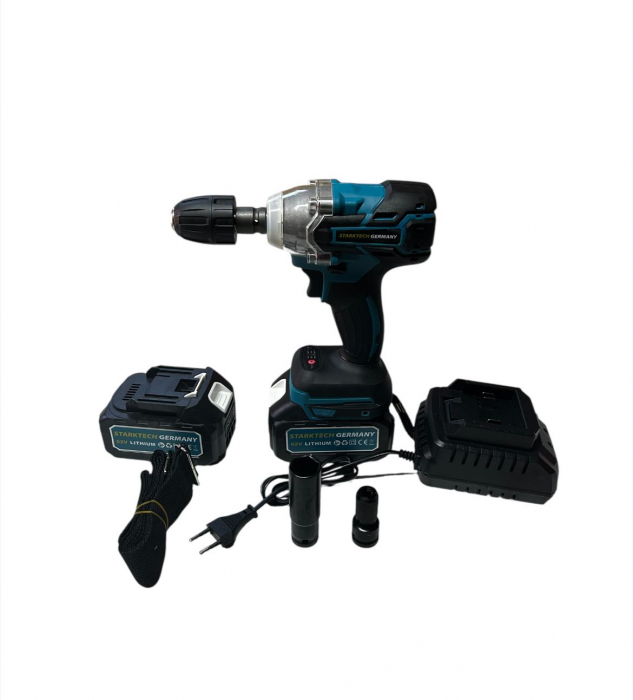 Pistol Impact 2 Acumulatori 62V 4A 825 Nm  [2]