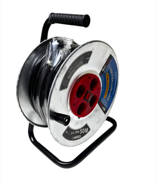 Prelungitor Rola curent Metal 50M 3X2,5 HITMAN [3]