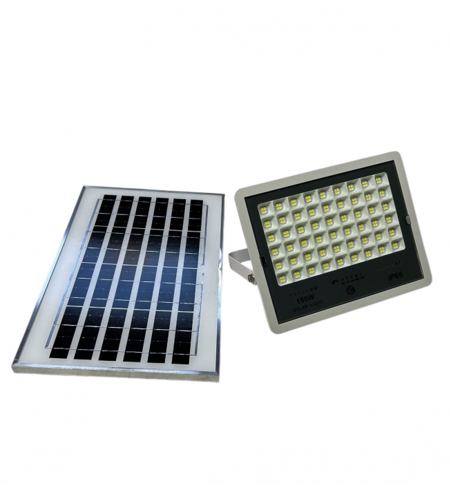 Proiector Solar 150w IP 66 cu panou solar [2]