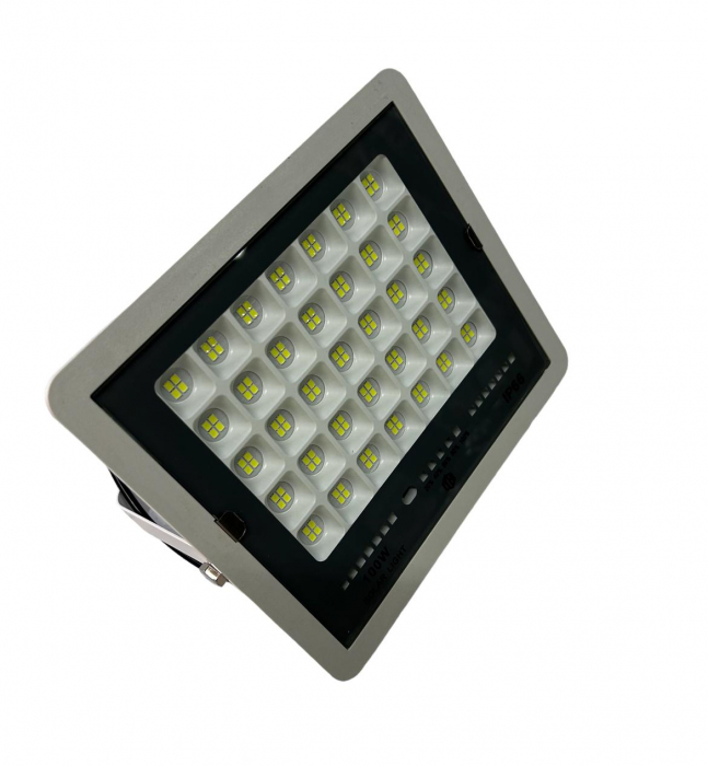 Proiector Solar 100w IP 66 cu panou solar [4]