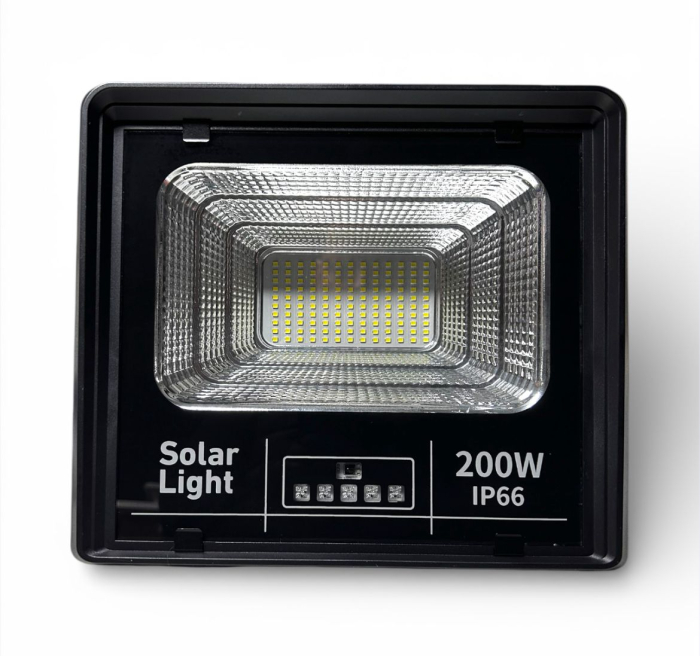 Proiector Solar 200w IP 66 cu panou solar Jortan  [4]
