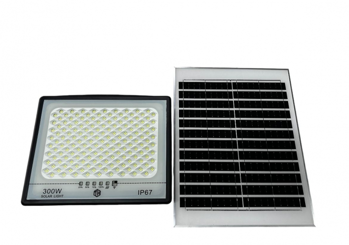 Proiector Solar 300w IP 67 cu panou solar [3]