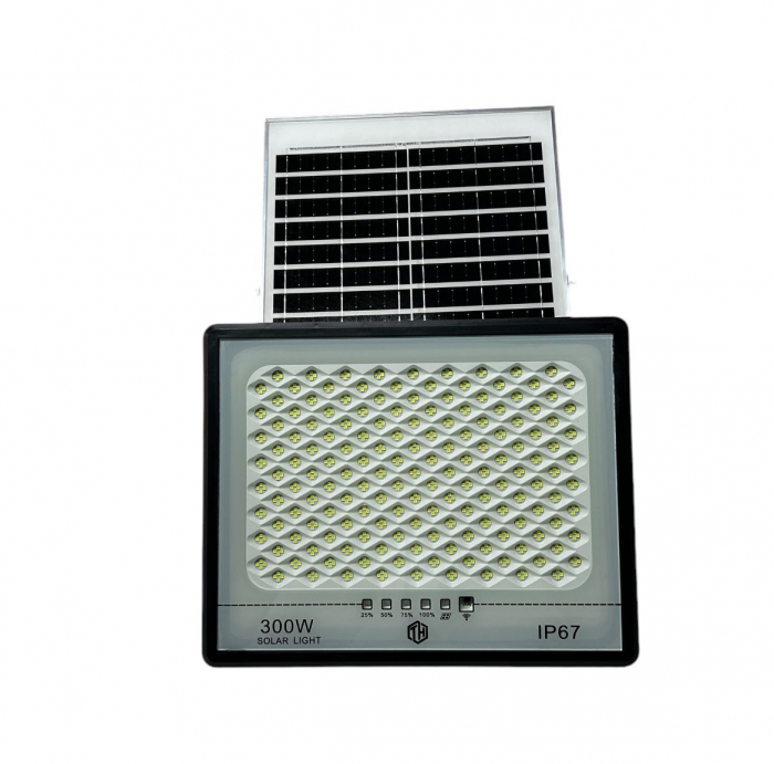 Proiector Solar 300w IP 67 cu panou solar [5]