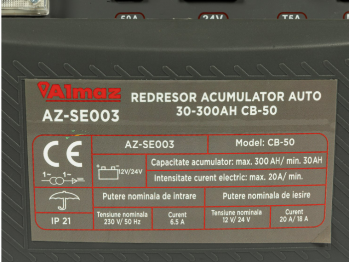 Redresor acumulator auto 30-300Ah CB-50 [3]