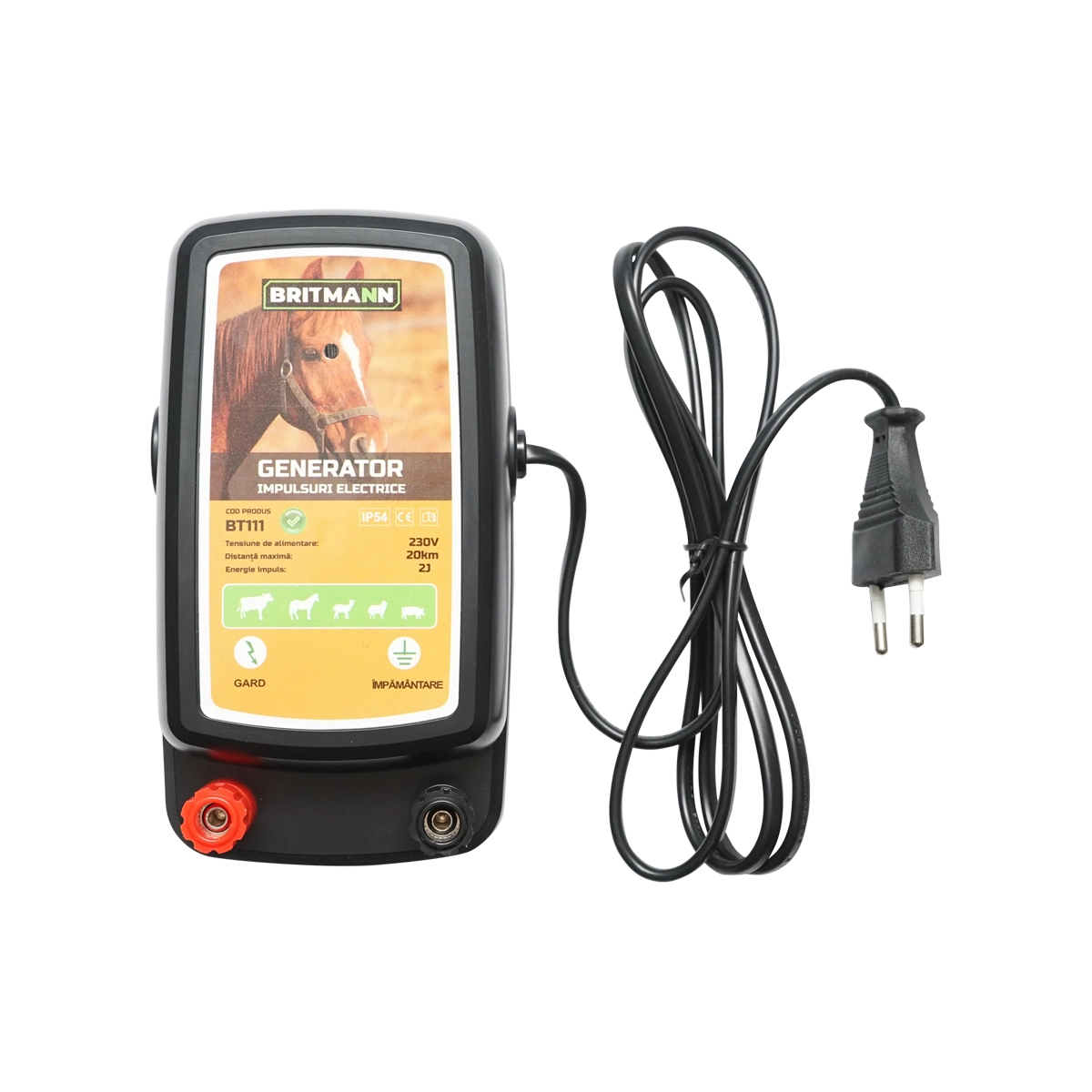 Generatoare Curent - Aparat generator de impulsuri 2 Joule tensiune 230V gard electric 20Km, IP54