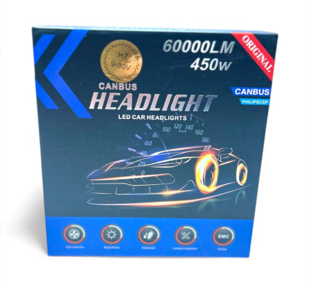 Becuri Led Auto H7 450W 60000 Lm [7]