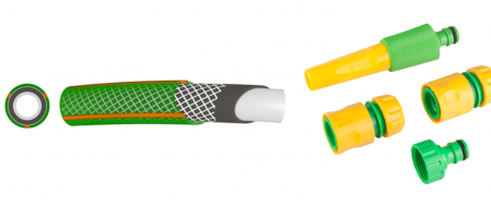 Furtun Armat cu accesorii 3/4 20M [1]