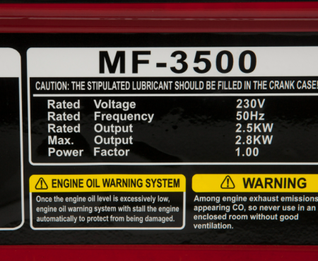 Generator benzina 2800W MF-3500 [1]