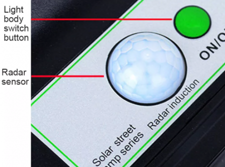 Lampa Solara 360w 6 cadrane senzor miscare Telecomanda,Suport [4]