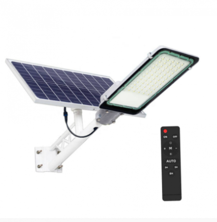 Lampa Solara Aluminiu 200W cu panou si suport si telecomanda [0]
