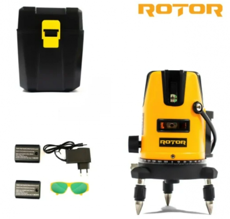 Polizoare & Rotopercutoare & Bormasina - Nivela laser ROTOR RLE-3D, 3 linii mm/5m, 40 m