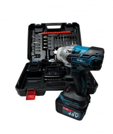 Polizoare & Rotopercutoare & Bormasina - Pistol Impact 2 Acumulatori 48V 4A 350 Nm