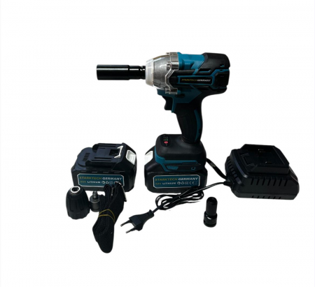 Polizoare & Rotopercutoare & Bormasina - Pistol Impact 2 Acumulatori 62V 4A 825 Nm 