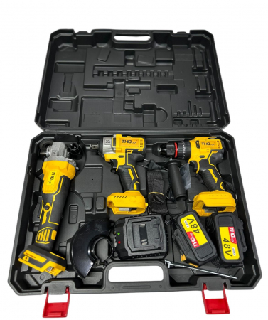 Polizor Unghiular, Pistol Impact, Bormasina 48V [1]