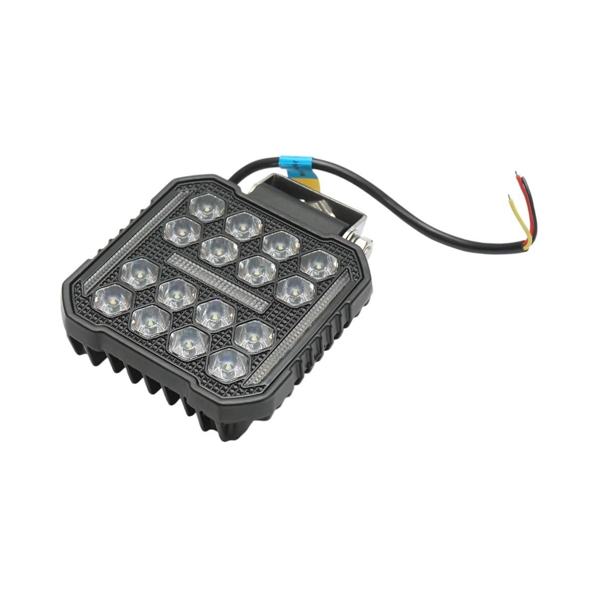 Proiector patrat LED cu DRL 9-80V, 48W alb-galben Breckner Germany [3]