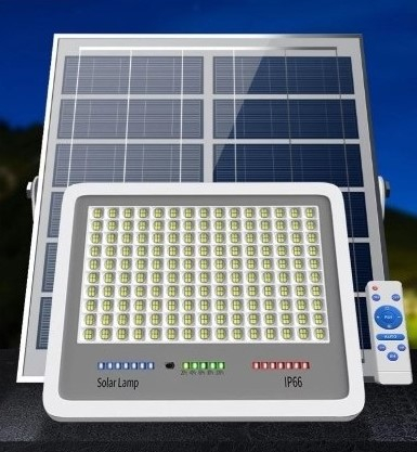 Proiector Solar 200w IP 66 cu panou solar [0]