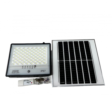 Proiector Solar 200w IP 67 cu panou solar [1]