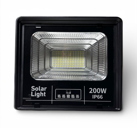 Set 2x Proiector Solar 200w IP 66 cu panou solar Jortan  [5]